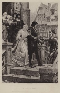 Un llamado a las armas de Edmund Blair Leighton